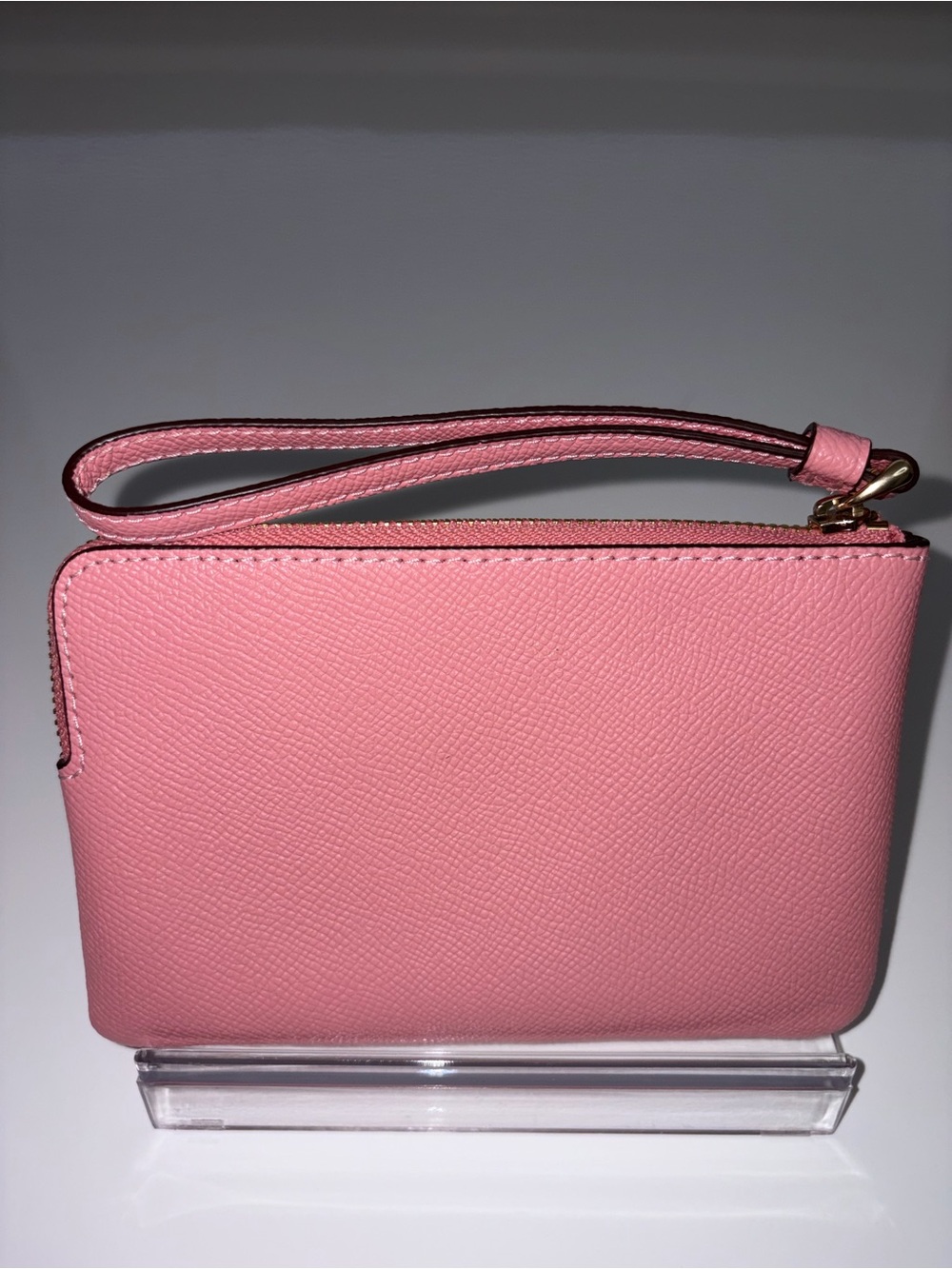 COACH Pink Leather Wristlet - Picture 2 of 3